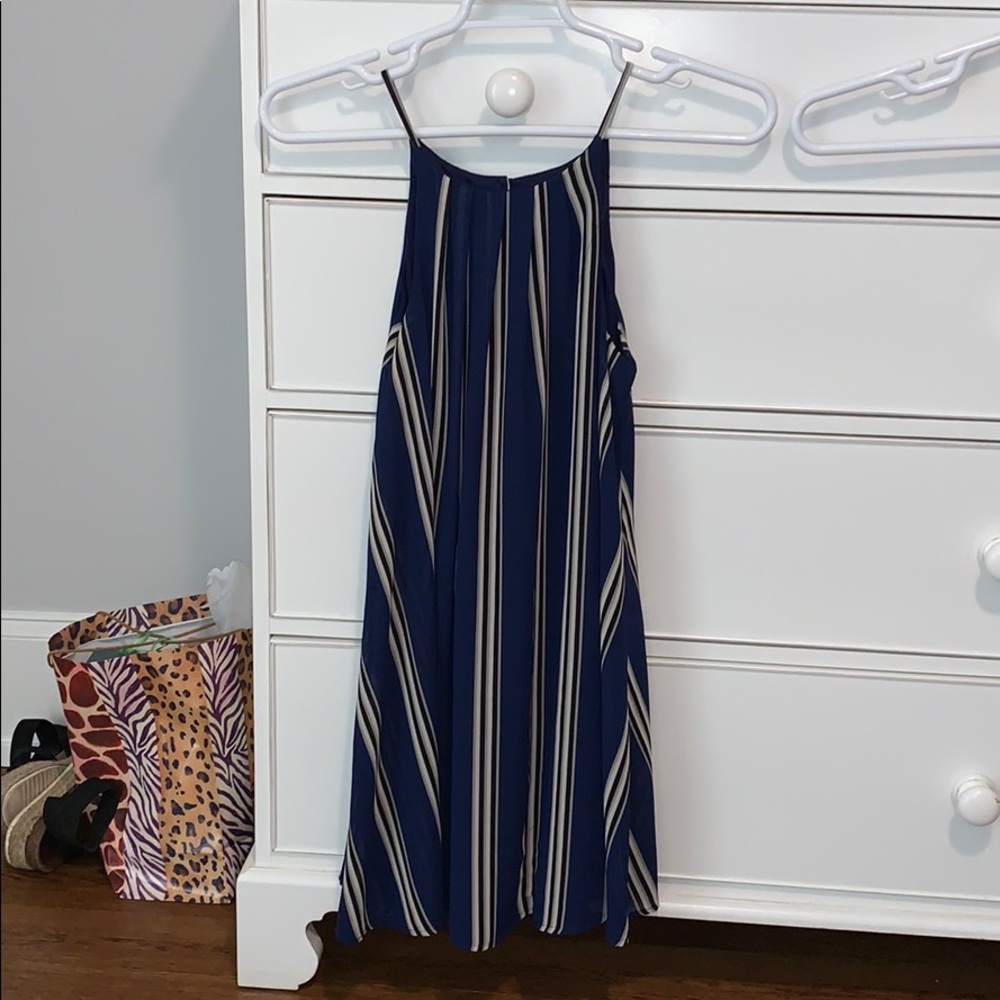 Blue Rain halter dress